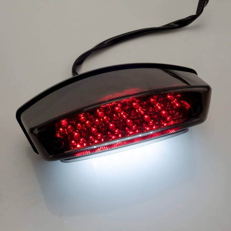 LED Rücklicht mit E-Nummer passend für Ducati Monster 600 750 800 1000 916 996 S4R S4RS S2R dunkel von MTP-Racing