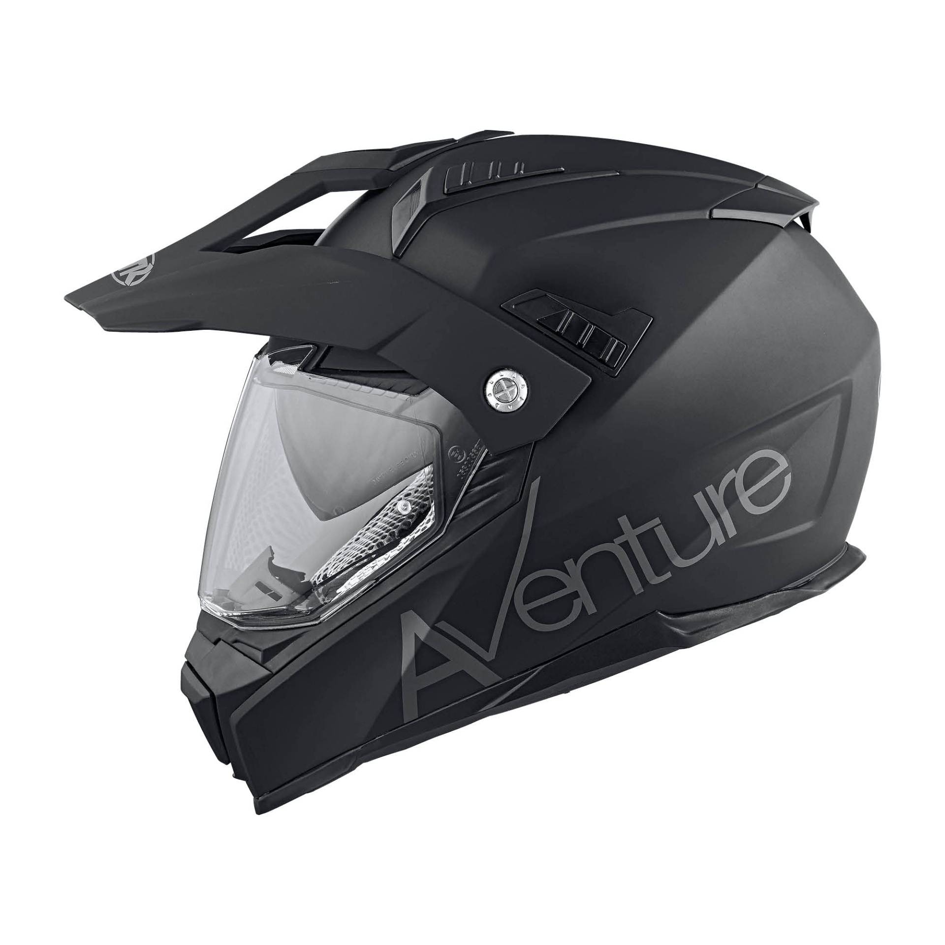 MTR SX-1 Evo Integral- & Crosshelm, ECE 22.06 Geprüfter Motorradhelm, Getönte Sonnenblende Integriert, Crosshelm mit Visier, Motorrad Helm mit Belüftung, Inklusive Wind- & Atemabweiser, L von MTR