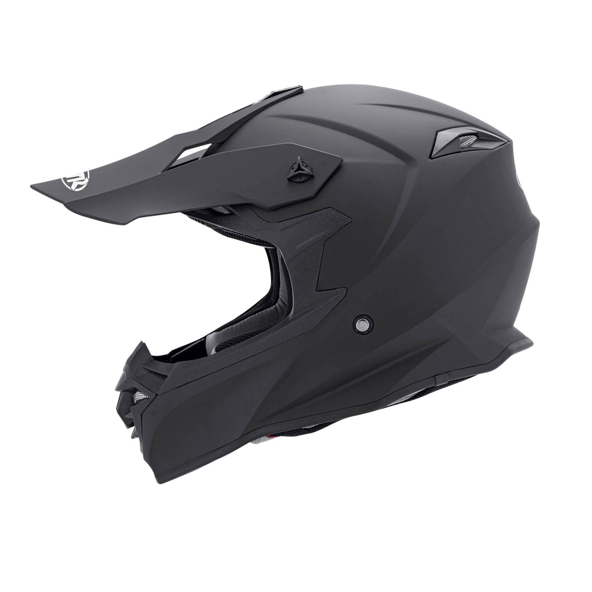 MTR X6B Evo Motocross Helm, ECE 22.06 Geprüfter Motorradhelm, Crosshelm ohne Visier, Cross Helm Motorrad mit Belüftung & Entlüftung, Downhill Helm Geeignet als Fullface Helm MTB, L von MTR