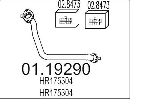 MTS Company 01.19290 Abgasrohr von MTS Company