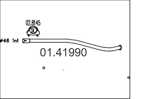 MTS Company 01.41990 Abgasrohr von MTS Company