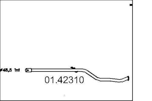 MTS Company 01.42310 Abgasrohr von MTS Company