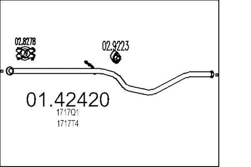 MTS Company 01.42420 Abgasrohr von MTS Company