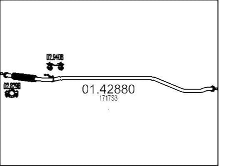 MTS Company 01.42880 Abgasrohr von MTS Company