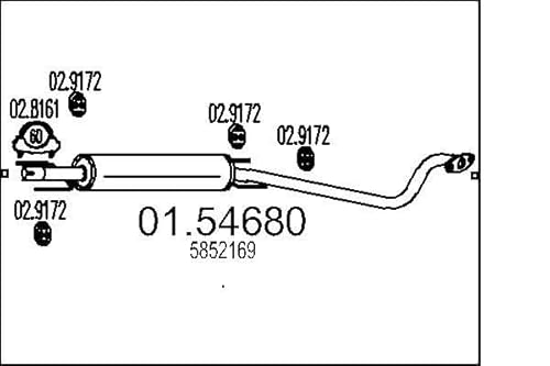 MTS Company 01.54680 Endschalldämpfer von MTS Company