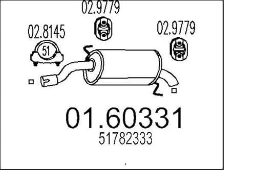 MTS Company 01.60331 Endschalldämpfer von MTS Company