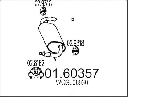 MTS Company 01.60357 Endschalldämpfer von MTS Company