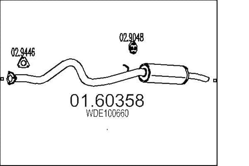 MTS Company 01.60358 Endschalldämpfer von MTS Company