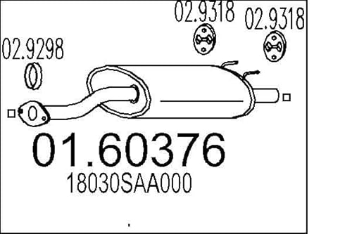 MTS Company 01.60376 Endschalldämpfer von MTS Company