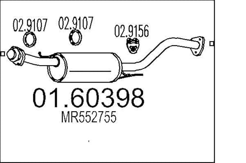 MTS Company 01.60398 Endschalldämpfer von MTS Company