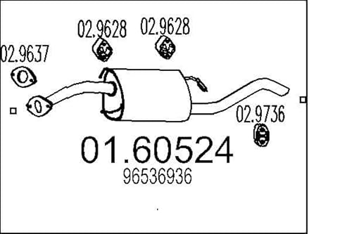MTS Company 01.60524 Endschalldämpfer von MTS Company