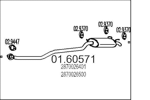 MTS Company 01.60571 Endschalldämpfer von MTS Company