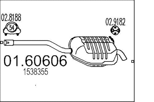 MTS Company 01.60606 Endschalldämpfer von MTS Company