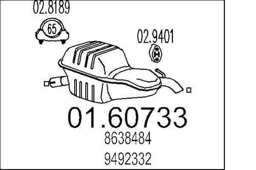 MTS Company 01.60733 Endschalldämpfer von MTS Company