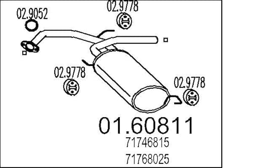 MTS Company 01.60811 Endschalldämpfer von MTS Company