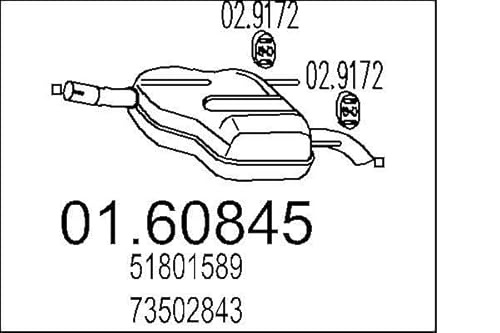 MTS Company 01.60845 Endschalldämpfer von MTS Company