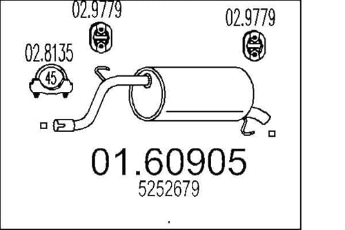 MTS Company 01.60905 Endschalldämpfer von MTS Company