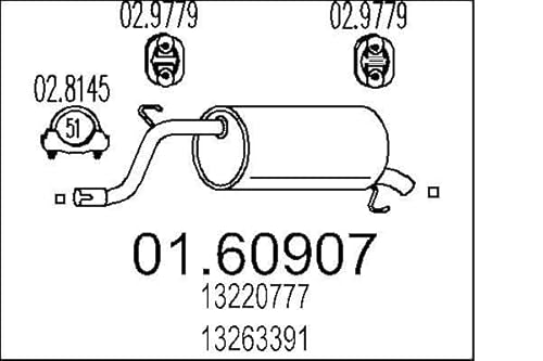MTS Company 01.60907 Endschalldämpfer von MTS Company