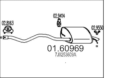 MTS Company 01.60969 Endschalldämpfer von MTS Company