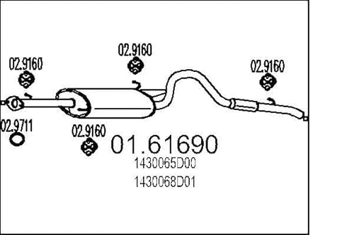 MTS Company 01.61690 Endschalldämpfer von MTS Company