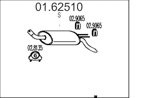MTS Company 01.62510 Endschalldämpfer von MTS Company