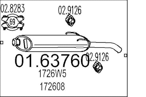 MTS Company 01.63760 Endschalldämpfer von MTS Company