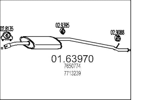 MTS Company 01.63970 Endschalldämpfer von MTS Company