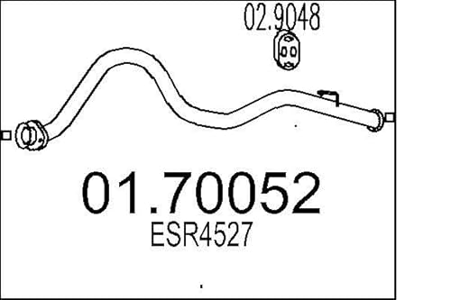 MTS Company 01.70052 Abgasrohr von MTS Company