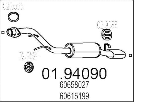 MTS Company 01.94090 Endschalldämpfer von MTS Company