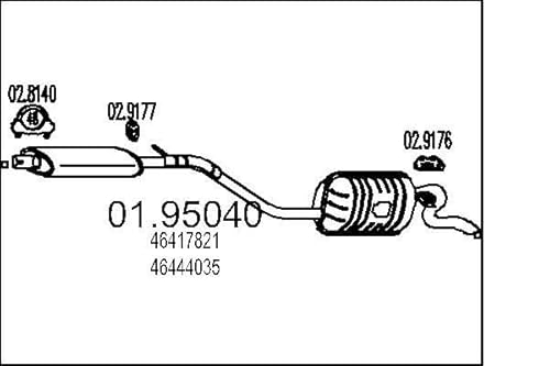 MTS Company 01.95040 Endschalldämpfer von MTS Company