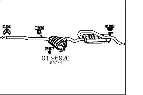 MTS Company 01.96920 Endschalldämpfer von MTS Company