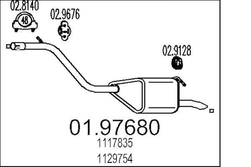 MTS Company 01.97680 Endschalldämpfer von MTS Company