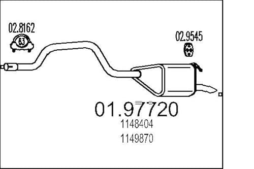 MTS Company 01.97720 Endschalldämpfer von MTS Company