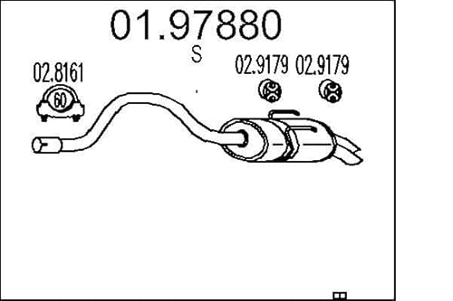 MTS Company 01.97880 Endschalldämpfer von MTS Company