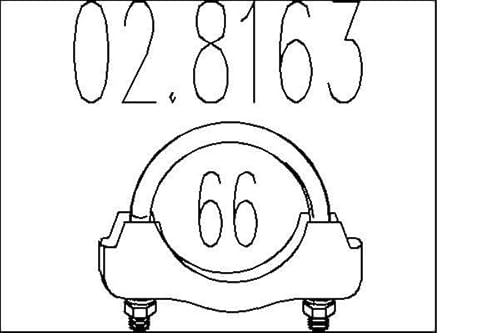 MTS Company 02.8163 Rohrverbinder, Abgasanlage von MTS Company