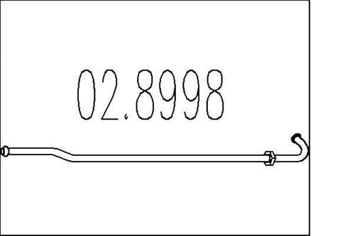 MTS Company 02.8998 Rohrverbinder, Abgasanlage von MTS Company