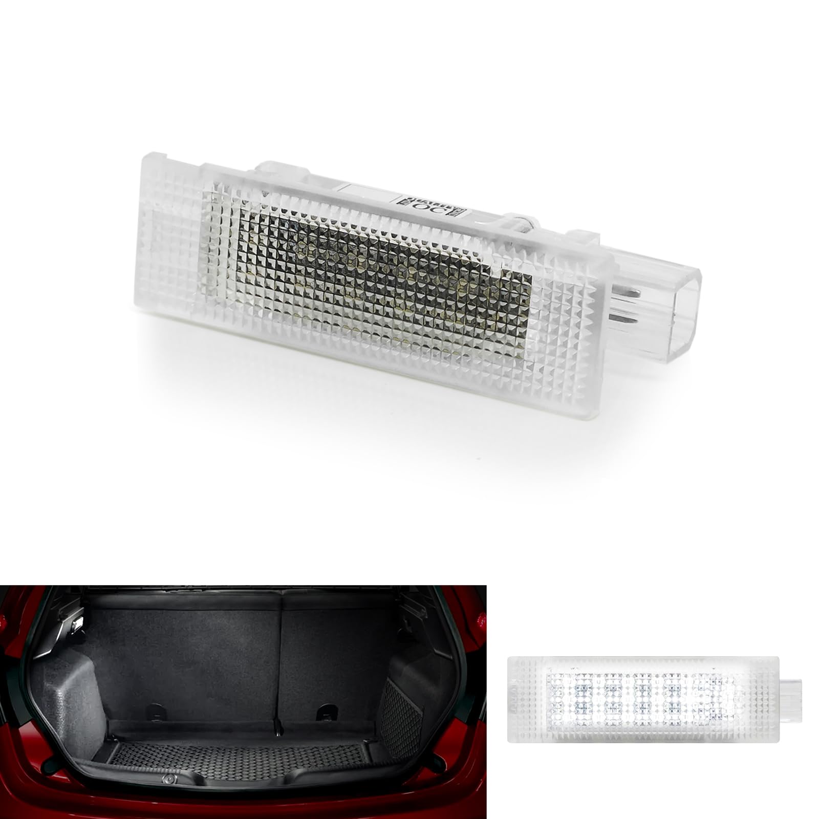 MTS Individual LED Kofferraumbeleuchtung Handschuhfachbeleuchtung Einstiegsbeleuchtung Interieur Innenraum Tür Leuchte Lampe Ambiente 6000K Kaltweiss (Passend für Alfa Giulia Giulietta MiTo) von MTS Individual