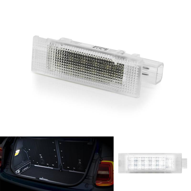 MTS Individual LED Kofferraumbeleuchtung Handschuhfachbeleuchtung Einstiegsbeleuchtung Interieur Innenraum Tür Leuchte Lampe Ambiente 6000K Kaltweiss (Passend für FIAT 500 Punto Panda Doblo) von MTS Individual