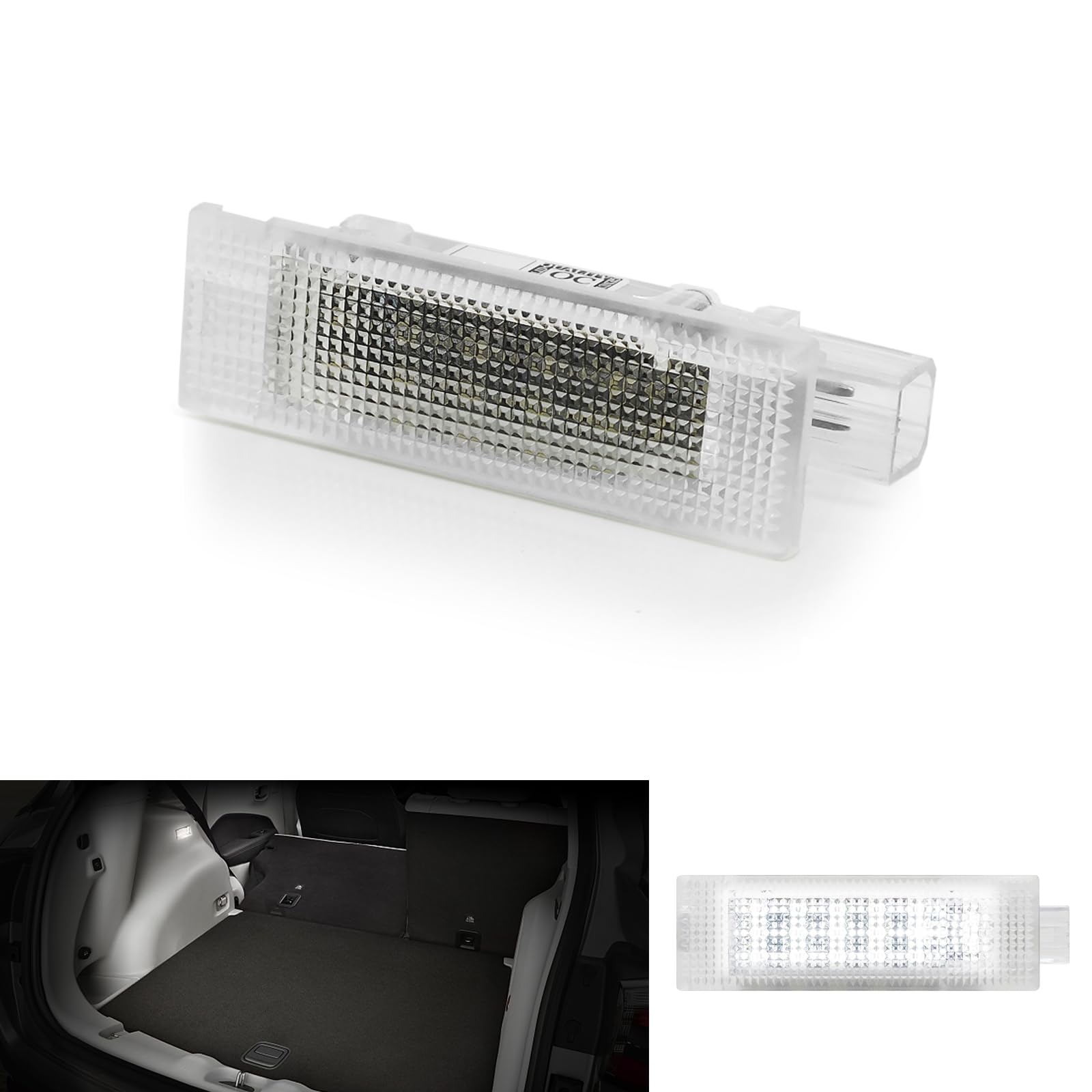 MTS Individual LED Kofferraumbeleuchtung Handschuhfachbeleuchtung Einstiegsbeleuchtung Interieur Innenraum Tür Leuchte Lampe Ambiente 6000K Kaltweiss (Passend für Jeep Cherokee Compass...) von MTS Individual