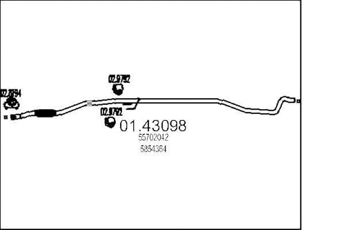 MTS 01.43098 Rohrleitungen von MTS