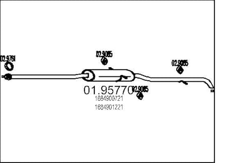 MTS Company 01.95770 Endschalldämpfer von エムテクノ MTS