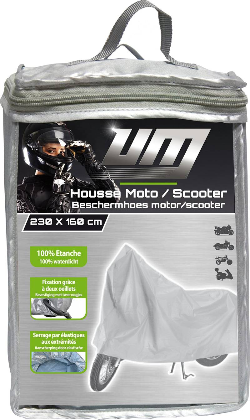 Um 100383 Schutzabdeckung für Motorräder/Scooter, grau von MU