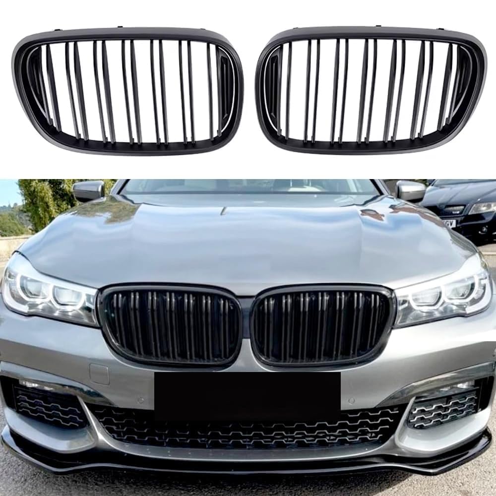 Frontstoßstange Nierengrill Doppellamelle für BMW 7er M7 G11 G12 730i 740i 750i 740e 725d 730d 2015-2019 von MUCCGQ