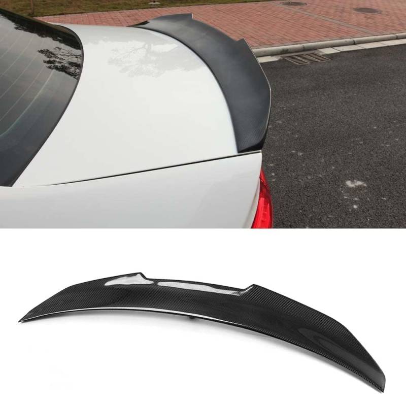 Für 2009–2012 Audi A4 B8 PSM Style Highkick Duckbill Kohlefaser Kofferraumdeckel Spoiler von MUCCGQ