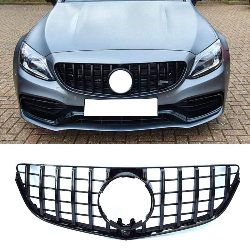 Für Mercedes Benz E W207 Coupe E250 E400 E500 E550 E350 GT R Schwarz Frontgrill Grill von MUCCGQ