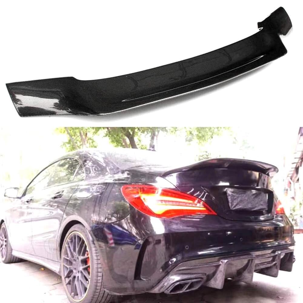 Für Mercedes W117 CLA-Klasse CLA45 CLA200 CLA250 CLA220 Kohlefaser Heckspoiler Kotflügel 2013-2019 von MUCCGQ