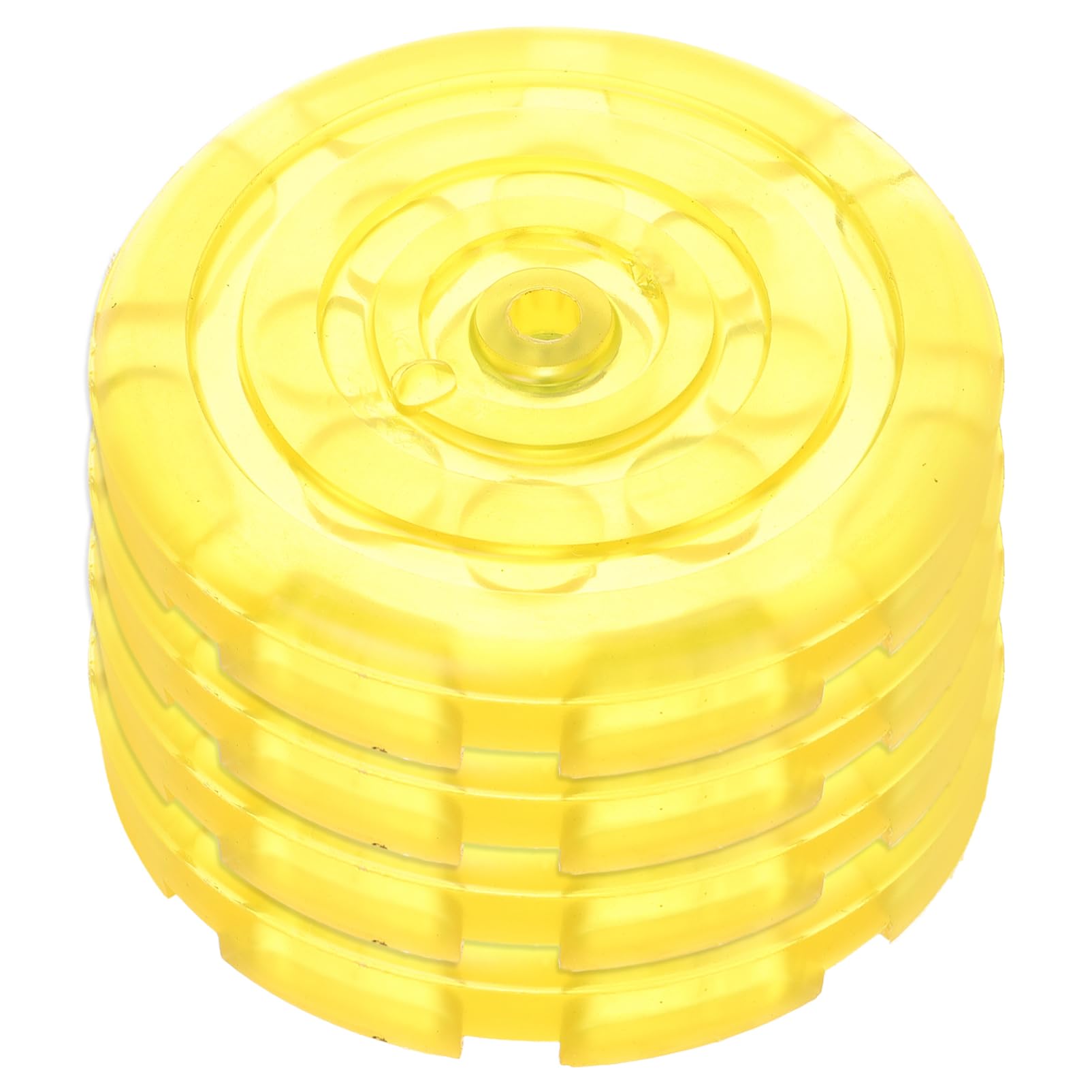 4 Stück Hebeblöcke Wohnmobil Jack Pads Gummi-Wagenheber-Pad-Adapter hydraulische Wagenheberauflagen Gummiauflage des Wagenhebers Jack-Pad Wagenheberauflage für Ständer Yellow MUCKLILY von MUCKLILY