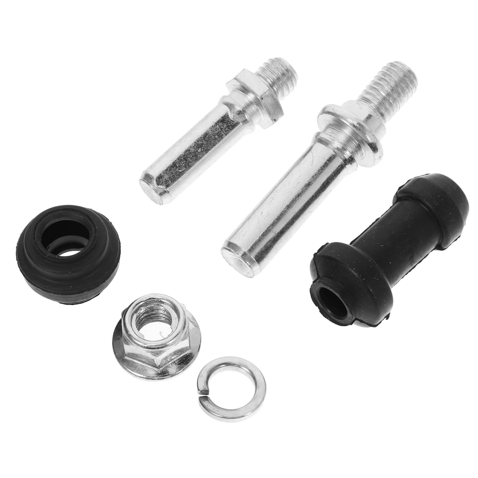 MUCKLILY 1 Satz Motorradzubehör Bremssattellackierung Bausatz Unterlage Aufkleber Bremssättel Stange ersatzteile Reparatursatz Scheibenbremssattel-Kit Autoteil Aluminiumlegierung Silver von MUCKLILY