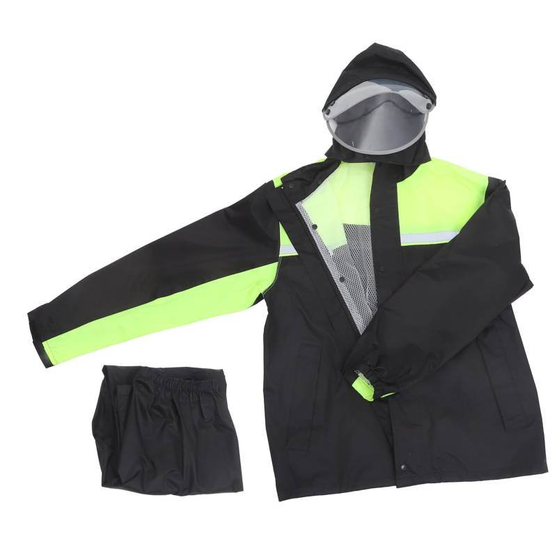 MUCKLILY 1 Satz -Regenmantel -Regenbekleidung für Herren regenjacke Regenanzug Regenbekleidung für Männer Regenbekleidung für Regenjacke und Hose PU-Kleber von MUCKLILY