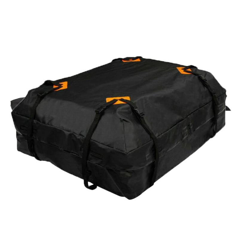 MUCKLILY 1Stk Dachtasche car roof Bag Auto dachgepäckträger Autodachgepäcktasche Auto Zelt Auto Tasche Auto Dach Ladung Halter Gepäcktasche auf dem Dach des Autos 600d Oxford-Stoff Black von MUCKLILY